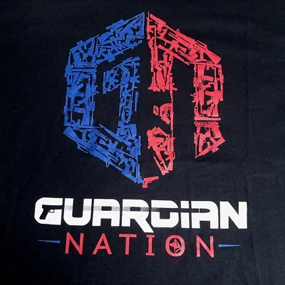 Camiseta Guardian Nation Unisex Talla 2XL Negra Oculta Llevar Armas Gráficos Foto 1 de 4