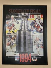 1994 New York Rangers Stanley Cup NHL Hockey Program  vs Vancouver Canucks