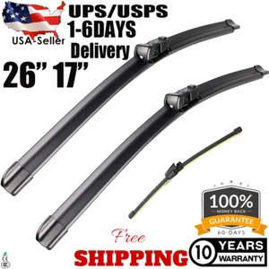 Limpiaparabrisas delantero 26"+17" calidad premium para todas las estaciones (juego de 2) - Imagen 1 de 12