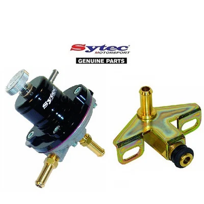 SYTEC FUEL PRESSURE REGULATOR + BMW E30 318i 320i 323i 325i M3 Z1 RAIL ADAPTOR - Image 1 of 2