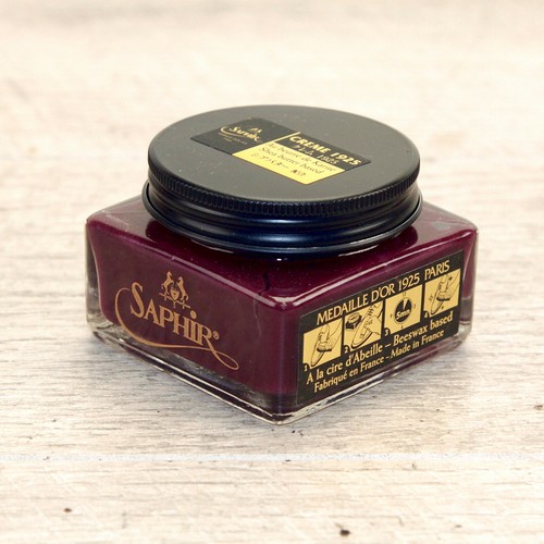 HERMÈS HERMES Zaffiro MDO Pompadier CREMA per Allen Edmonds Alden (credito $10)