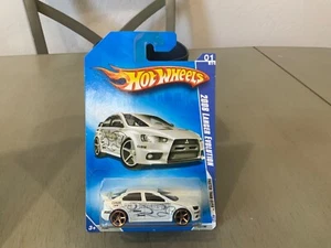 HOT WHEELS 2008 LANCER EVOLUTION 127 WHITE FTE FASTER THAN EVER - Picture 1 of 1