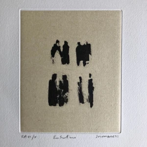 Jean Solombre (1948-2005) — Entretiens — sérigraphie sur chine signée n°/X  1993 - Picture 1 of 4