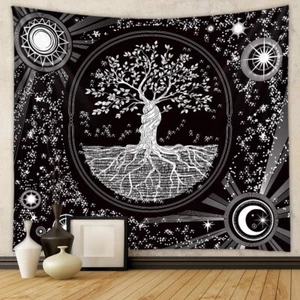 Extra Large Tapestry Wall Hanging Mandala Psychedelic Bohemian Rug Decors HOT AU - Picture 1 of 29
