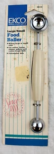 Vintage EKCO VERCHROMT groß/klein LEBENSMITTELBALLER Nr. 00110 TOOL USA - Bild 1 von 2