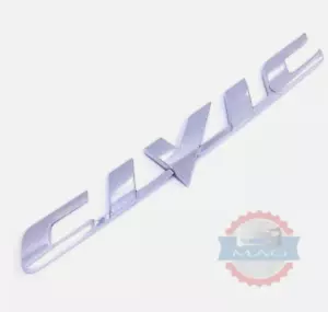 HONDA CIVIC 4DR REAR TRUNK LID SCRIPT EMBLEM NAMEPLATE 06 07 08 09 10 11 OEM - Picture 1 of 2