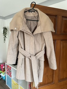 warehouse cream coat
