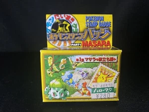 Vintage Pokemon Pikachu Estampilla Insignia Esmalte Pin Bolsillo Monstruos Japón CIB - Imagen 1 de 5