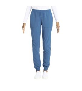 Scrub Star Women's Ocean Blue Pull On Elastic Waist 4 way Stretch Jogger Pants - Picture 1 of 13