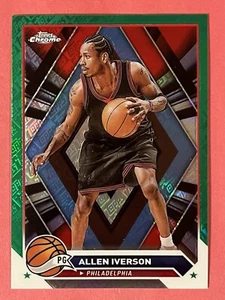 2023-24 Topps Chrome - Green Topps Refractor #66 Allen Iverson - Philadelphia - Bild 1 von 2