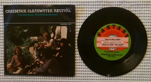 CREEDENCE CLEARWATER REVIVAL Orig '70 FANTASY PS 45 w/Title Strip Travelin Band - Picture 1 of 1