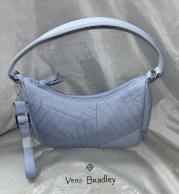 Nuevo Cartera Bandolera Vera Bradley Frannie Media Luna Azul Gloria Mañana Precio de venta sugerido por el fabricante $90.00 Foto 1 de 4