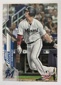 2020 Topps Baseball Opening Day #3 Garrett Cooper - Miami Marlins