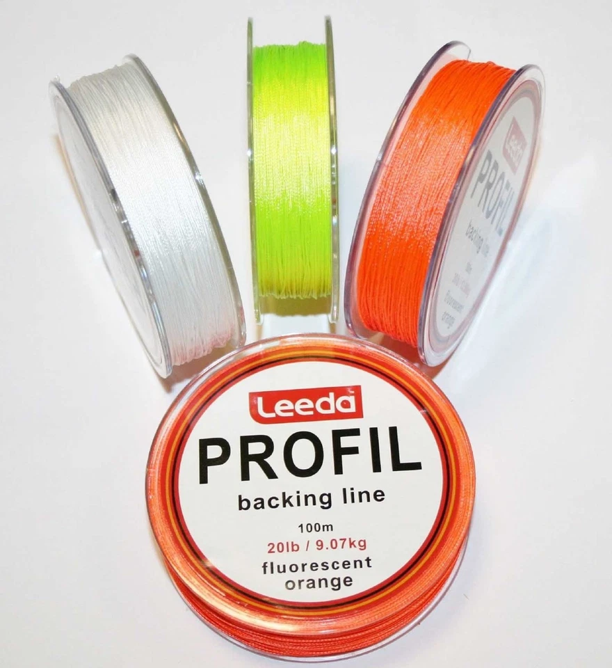 Leeda Profil Fly Fishing Backing Line,100m,20lb - Trout/Salmon Fishing 3 Colours - Изображение 1 из 1