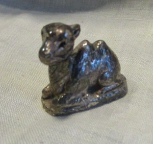 925 Silver Electroform Miniature Camel Figurine Retro - Picture 1 of 9