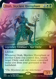 Orah, Skycalve Hierophant - Rare FOIL PROMO Buy-A-Box NM - Zendikar Rising - Picture 1 of 1