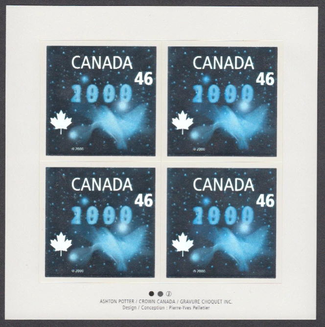 Canada - #1812 Hologram Millennium Sheet of Four - MNH - Image 1 of 1