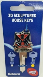 AFL Melbourne Demons 3D Sculptured House Key Blank - Collectable - AFL - TE2 - Bild 1 von 1