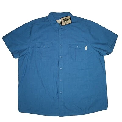 NWT Mens Tallwoods Element Wear Button Up Blue Shirt Size:XXL - Image 1 of 4