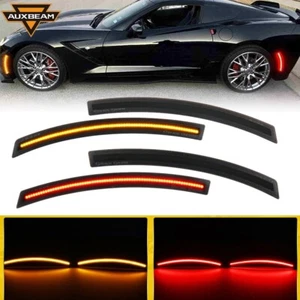 Luces LED de humo delanteras traseras laterales para Chevy Corvette C7 Z06 Z51 2014-2019 - Imagen 1 de 11