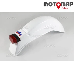 Parafango Posteriore Enduro Ktm Gs Cagiva Wrx 1980 > 1983 Ufo Vintage bianco - Foto 1 di 1