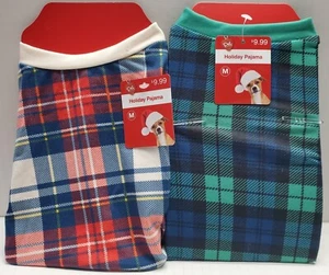 New! 2pk Pet Central Christmas Holiday Pajama For Dogs Size M - Picture 1 of 1