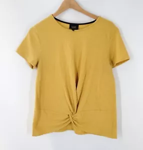 Anthropologie W5 Women's Yellow T-Shirt Size M - Picture 1 of 6