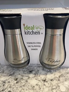 Set scuoti sale e pepe in acciaio inox nuovo cucina moderna. - Foto 1 di 2