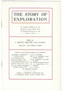 The Story of Exploration: Original prospectus for the series edited by Keltie - Foto 1 di 3