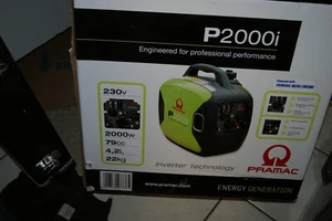 PRAMAC P2000i GENERATOR 230V-2000W- 79CC-4.2L YAMAHA MZ80 ENGINE INVERTER TECH - Picture 1 of 8