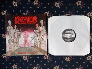 KREATOR - TERRIBLE CERTAINTY. UK 1987 ORIG "A1/B1" 12" LP/ALBUM. EX/VG+ - Picture 1 of 5