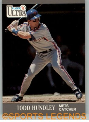 1991 MLB Fleer Ultra #220 Todd Hundley - Image 1 of 2