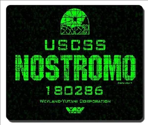 USCSS NOSTROMO Weyland Yutani Corp Aliens Movie  mousepad lock edge macbook 2 - Picture 1 of 3