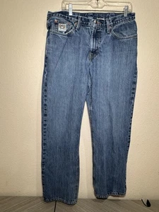 Cinch Herren Relaxed Fit Denim Blau Jeans Größe 35x34 White Label Mid Rise Western - Bild 1 von 8