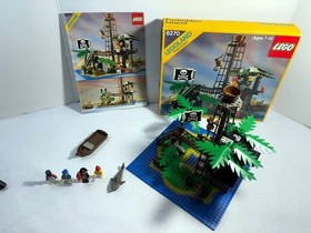 LEGO Pirates I:  Forbidden Island 6270 (1989) Box, Instructions