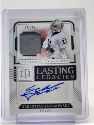 SEBASTIAN JANIKOWSKI 2024 NATIONAL TREASURES PATCH SILVER AUTO /25 Q5963 - Image 1 of 2