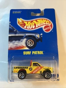1991 Mattel #102 Hot Wheels Surf Patrol Truck  (Blue White Card) - Picture 1 of 6