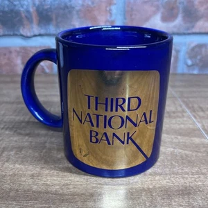 SunTrust Third National Bank Nashville Tennessee Blue Gold Vintage Coffee Mug - Picture 1 of 7