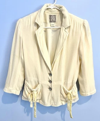 Винтажный Polo Ralph Lauren викторианской шелк бархат куртка Blazer женщин XS со стразами - Изображение 1 из 4