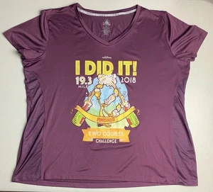 RunDisney Two Course Challenge 2018 Disney World 19,3 Meilen Finisher 2XL Shirt - Bild 1 von 8