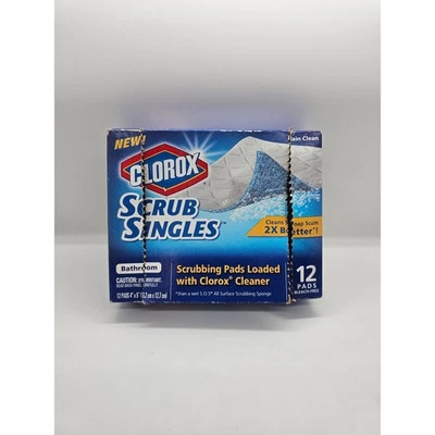 Clorox Exfoliante Individual Limpia Jabón Escoria para Baño (10 Almohadillas) CAJA ABIERTA  Foto 1 de 4