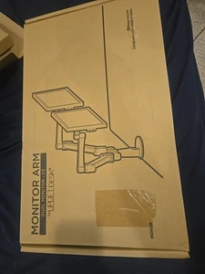 New! UPLIFT Desk MON020-BLK V2 - Duel Computer Monitor Arm Black V2 - Picture 1 of 2