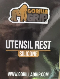 Gorilla Grip schwarz Silikon Utensilienauflage 8” x 8” Gegenrutschfest - Bild 1 von 8