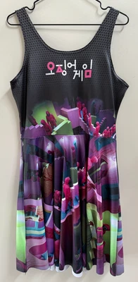 BLACK MILK Squid Game Scoop Skater Dress Large L Brand New With Tags BNWT - image 1 of 4