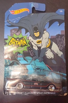 Hot Wheels- Batman Classic TV Series Batmobile- DFK69 NEW W/Packaging Damage - Image 1 of 3