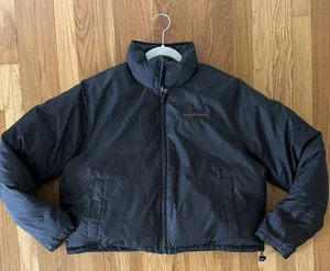 Chaqueta acolchada de plumón negra vintage POLO JEANS CO Ralph Lauren para mujer talla L - Imagen 1 de 12