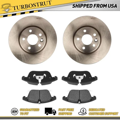 Pastilhas de freio rotores de freio dianteiro OE para 2012-2018 Land Rover Range Rover Evoque - Imagem 1 de 4