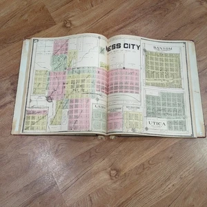 1906 ATLAS - NESS County KANSAS - 35+ Karten NESS CITY - UTICA - RANSOM - LAIRD - Bild 1 von 17
