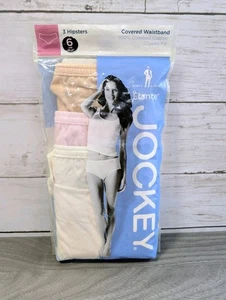 Nuevo con etiquetas Jockey Elance Mujer’s Paquete de 3 Hipsters 100% Algodón Talla 6 - Imagen 1 de 4