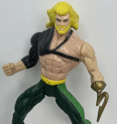 Figura Hasbro JLA Liga de la Justicia de América Aquaman 12" Totalmente Posable COMO NUEVA Foto 1 de 4
